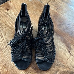 Dolce Vita Black Strappy Heels